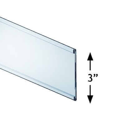 Azar Displays 14" L x 3" H C-Channel 700096